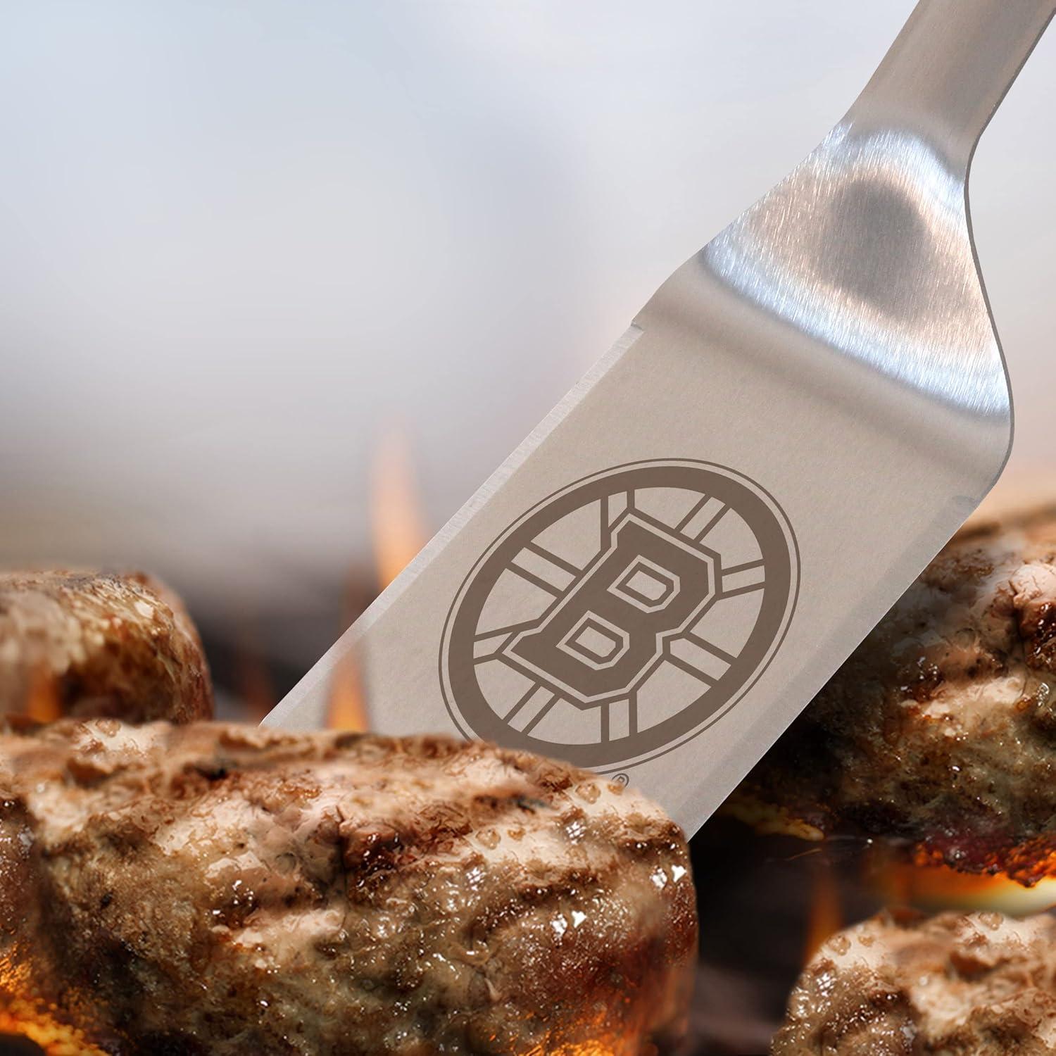 imageYouTheFan NHL Stainless Steel BBQ Spatula with Bottle OpenerBoston Bruins