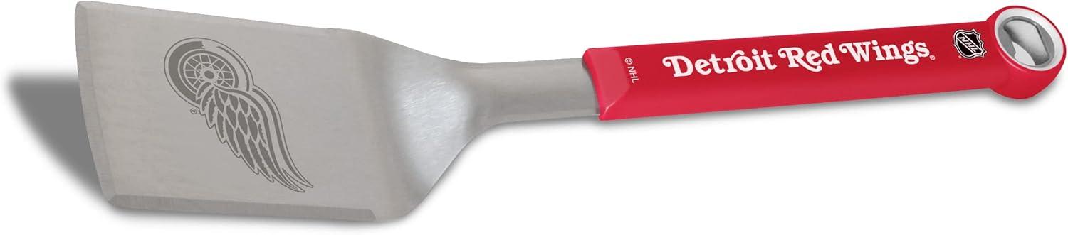 imageYouTheFan NHL Stainless Steel BBQ Spatula with Bottle OpenerDetroit Red Wings