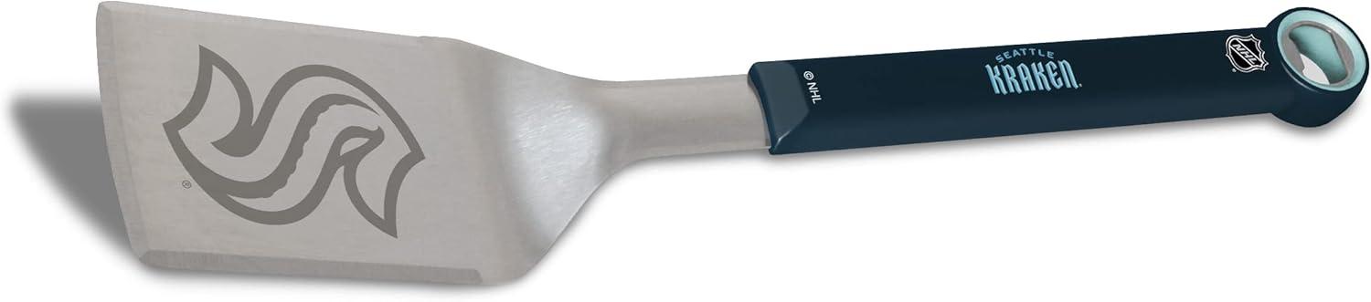 imageYouTheFan NHL Stainless Steel BBQ Spatula with Bottle OpenerSeattle Kraken