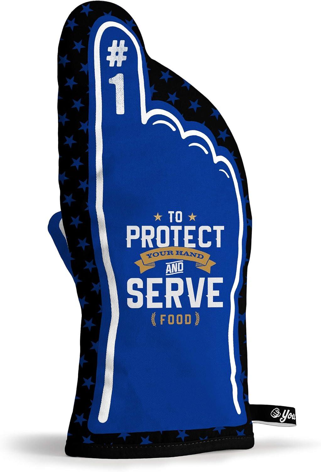 imageYouTheFan Worlds Best Dad 1 Oven MittPolice