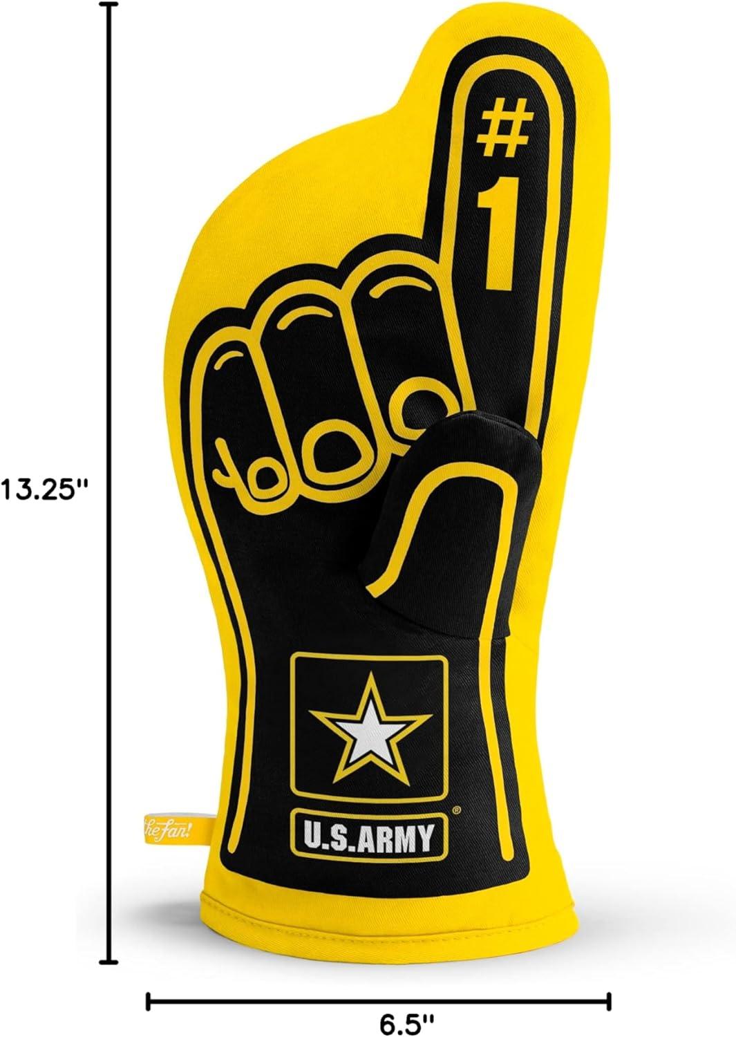 imageYouTheFan Worlds Best Dad 1 Oven MittUS Army