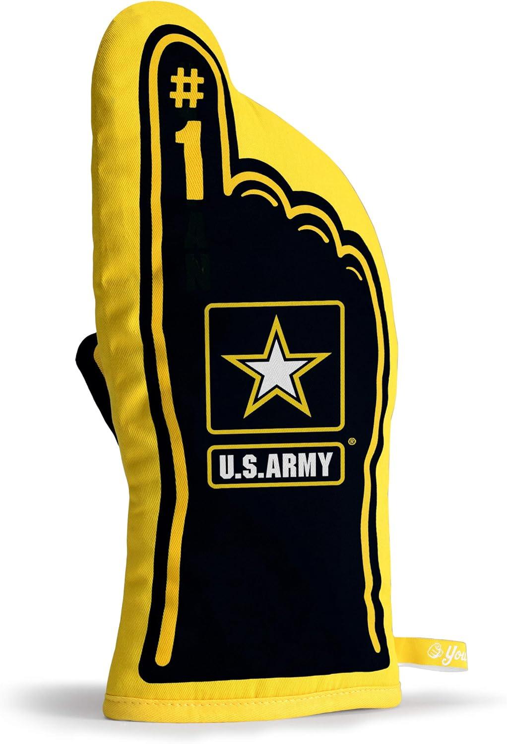 imageYouTheFan Worlds Best Dad 1 Oven MittUS Army