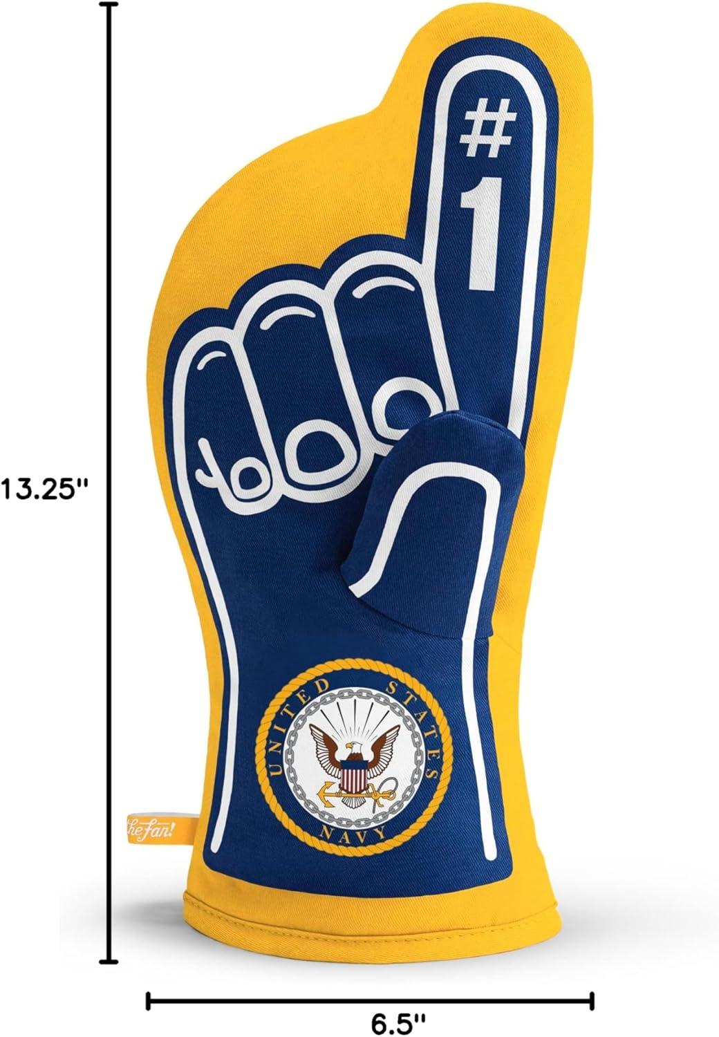 imageYouTheFan Worlds Best Dad 1 Oven MittUS Navy