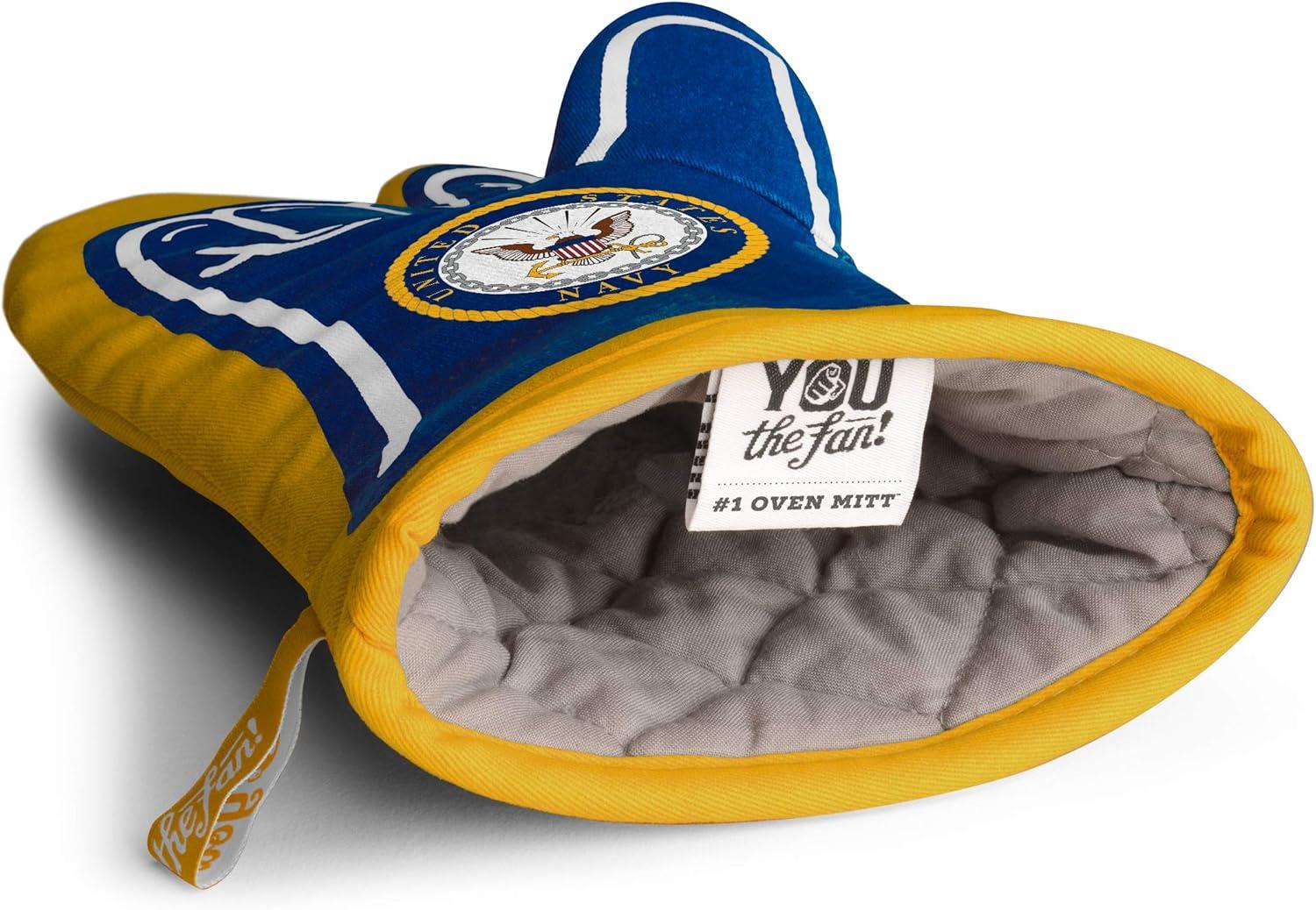 imageYouTheFan Worlds Best Dad 1 Oven MittUS Navy