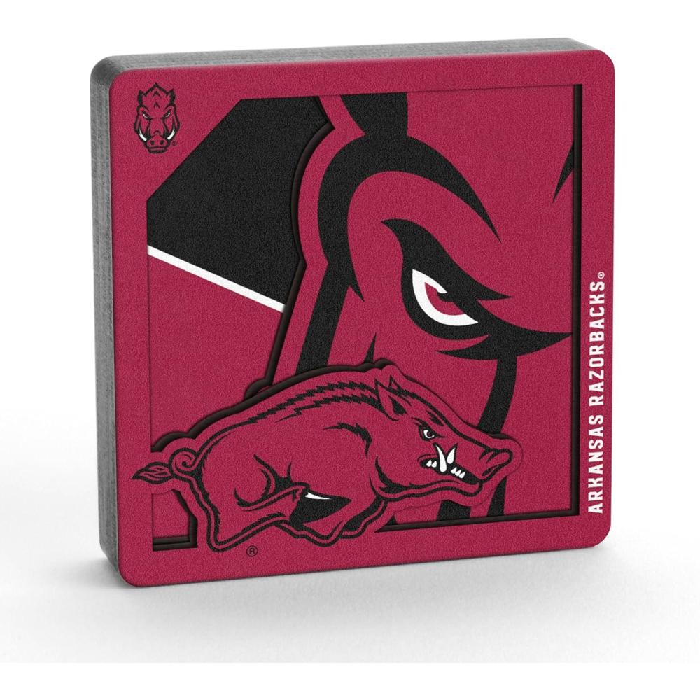 imageYouTheFan NCAA 3D Logo Series MagnetArkansas Razorbacks