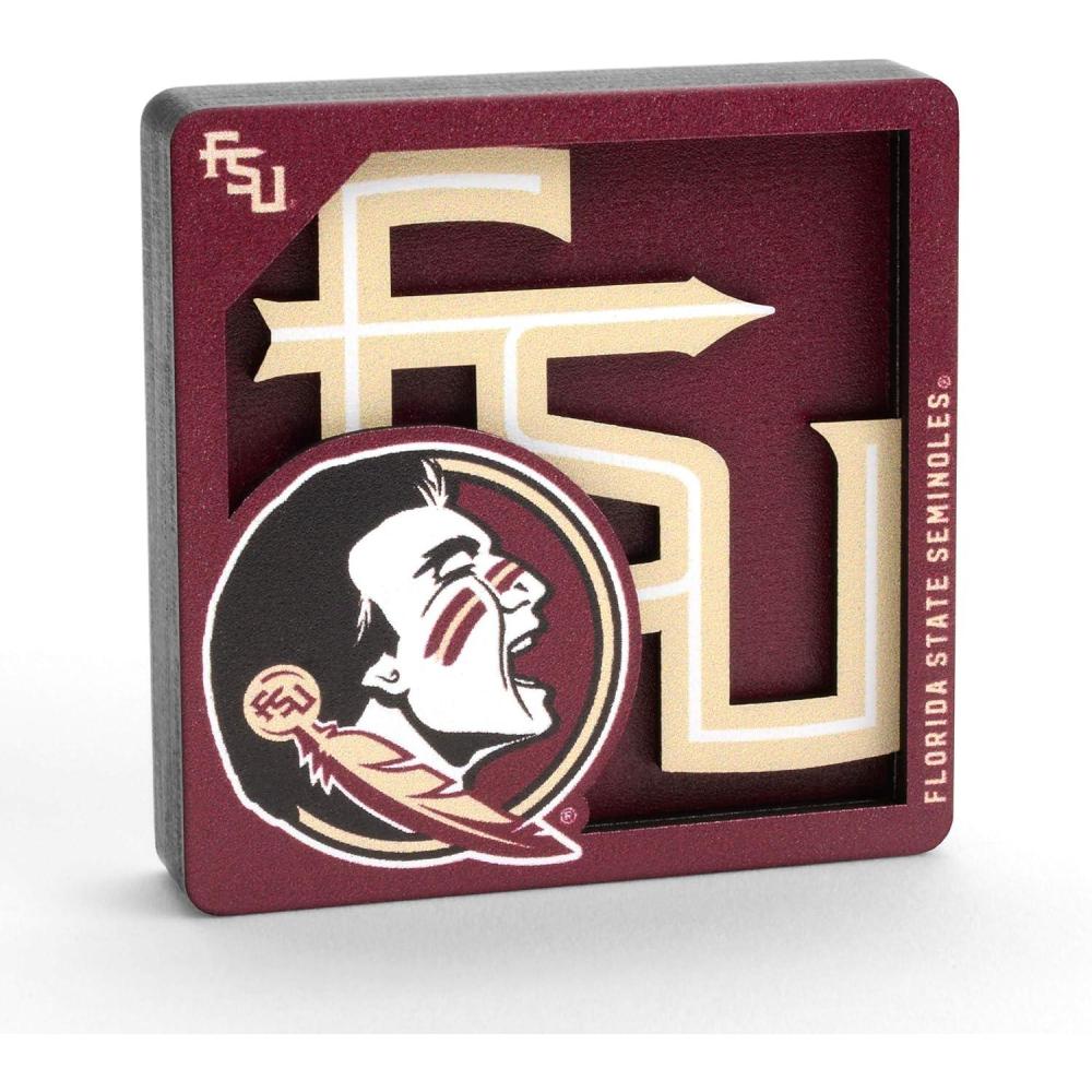imageYouTheFan NCAA 3D Logo Series MagnetFlorida State Seminoles