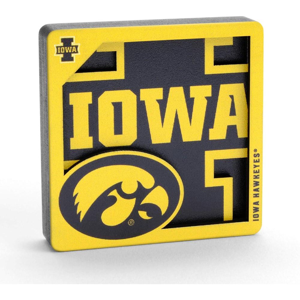 imageYouTheFan NCAA 3D Logo Series MagnetIowa Hawkeyes