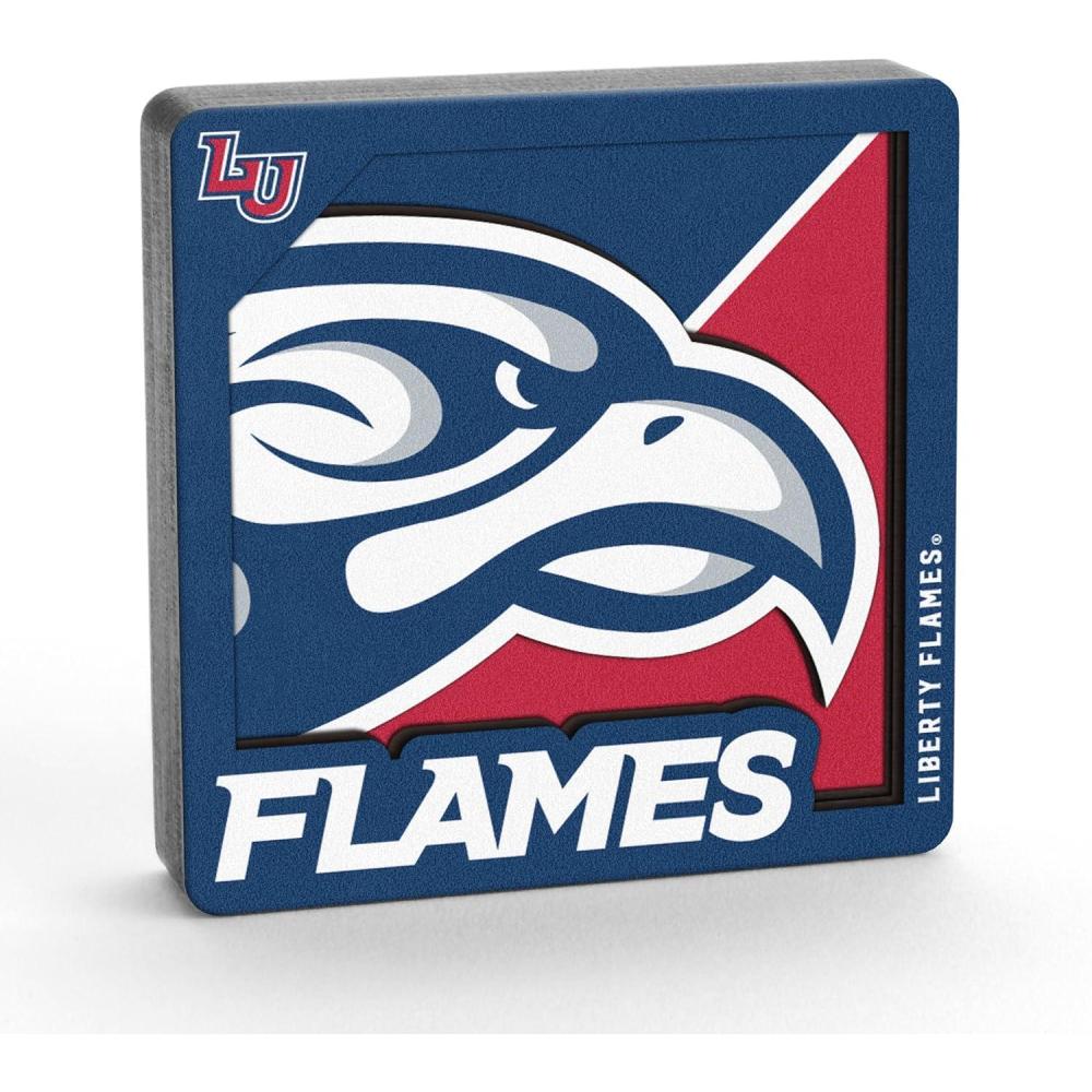 imageYouTheFan NCAA 3D Logo Series MagnetLiberty Flames
