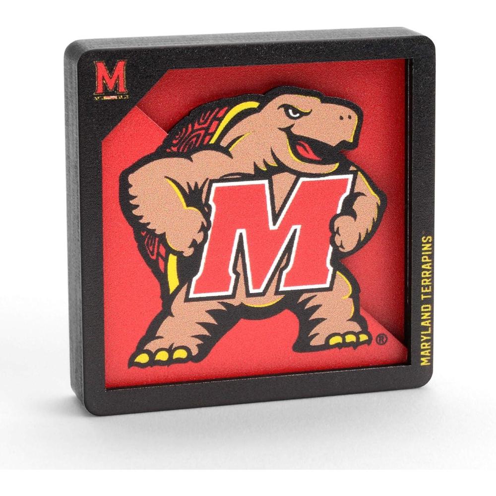 imageYouTheFan NCAA 3D Logo Series MagnetMaryland Terrapins