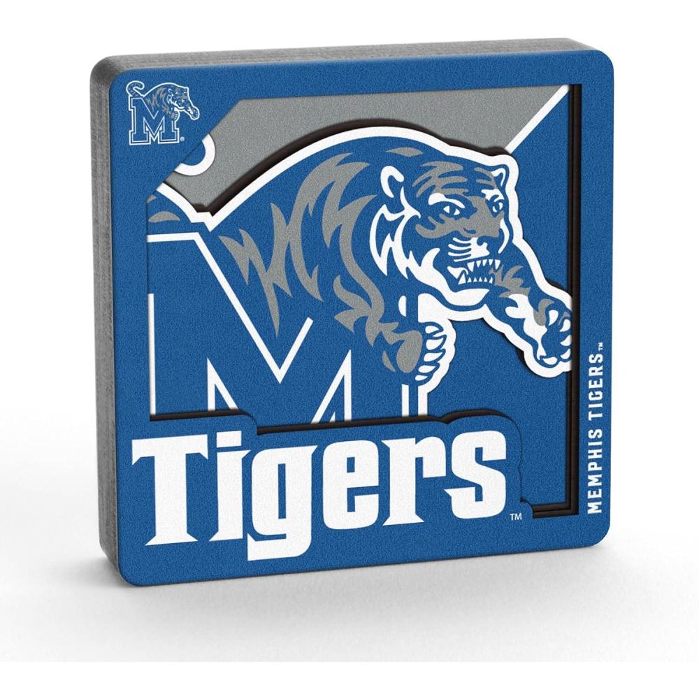 imageYouTheFan NCAA 3D Logo Series MagnetMemphis Tigers