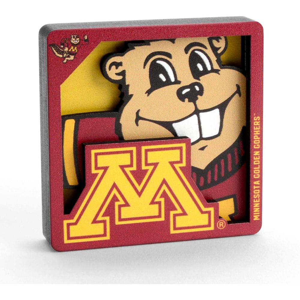 imageYouTheFan NCAA 3D Logo Series MagnetMinnesota Golden Gophers