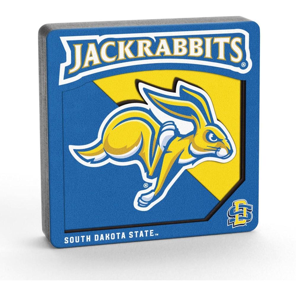 imageYouTheFan NCAA 3D Logo Series MagnetSouth Dakota State Jackrabbits