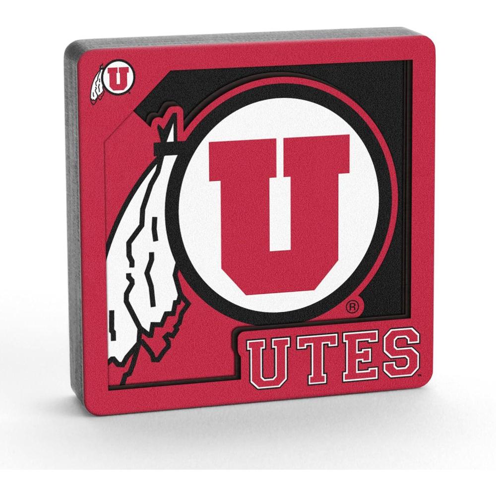 imageYouTheFan NCAA 3D Logo Series MagnetUtah Utes