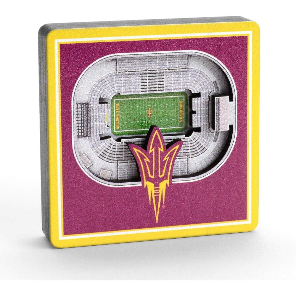 imageYouTheFan NCAA 3D StadiumView MagnetArizona State Sun Devils