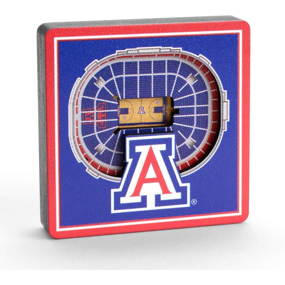imageYouTheFan NCAA 3D StadiumView MagnetArizona Wildcats