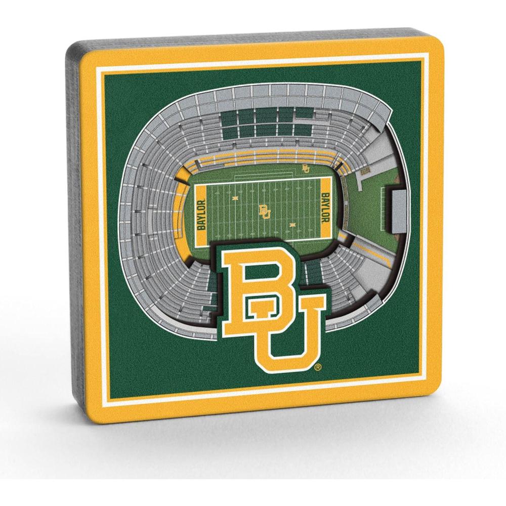 imageYouTheFan NCAA 3D StadiumView MagnetBaylor Bears