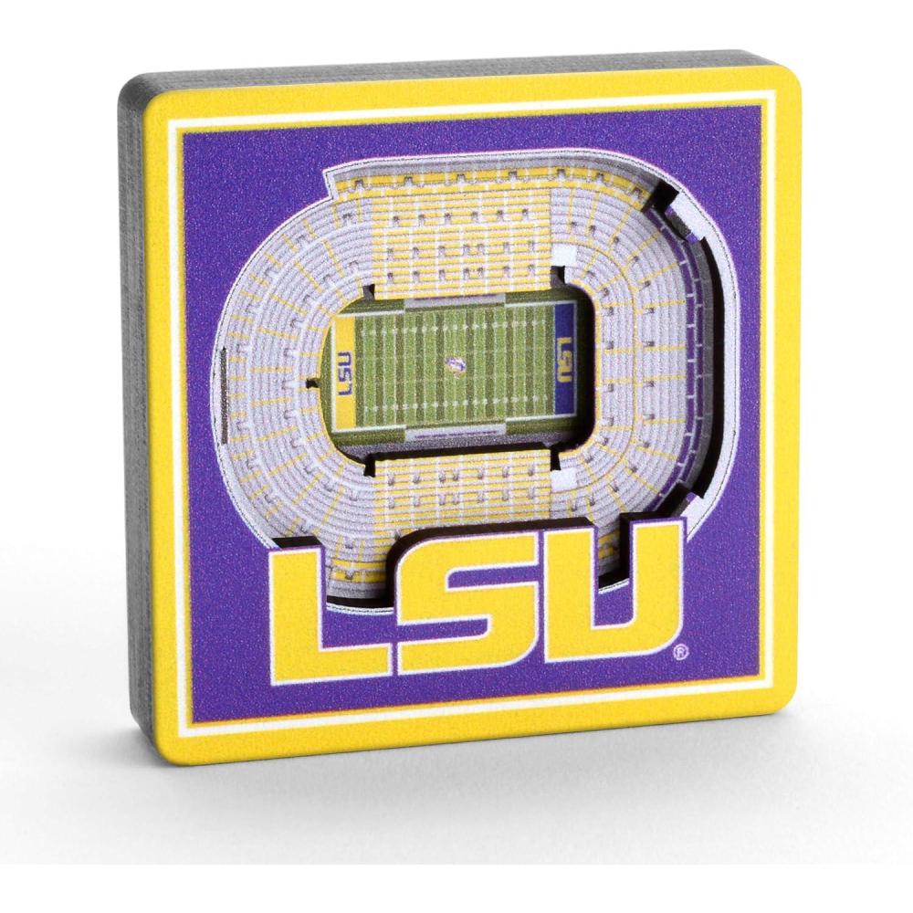 imageYouTheFan NCAA 3D StadiumView MagnetLSU Tigers