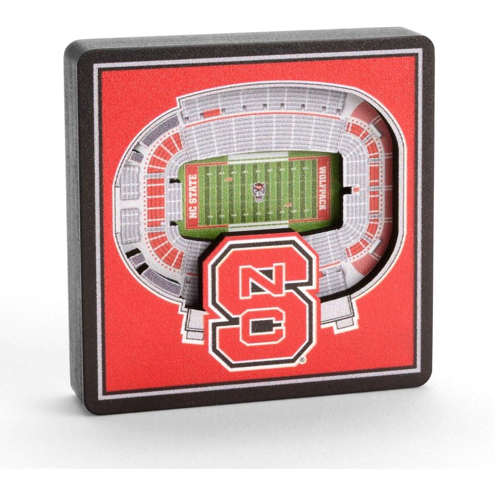 imageYouTheFan NCAA 3D StadiumView MagnetNC State Wolfpack