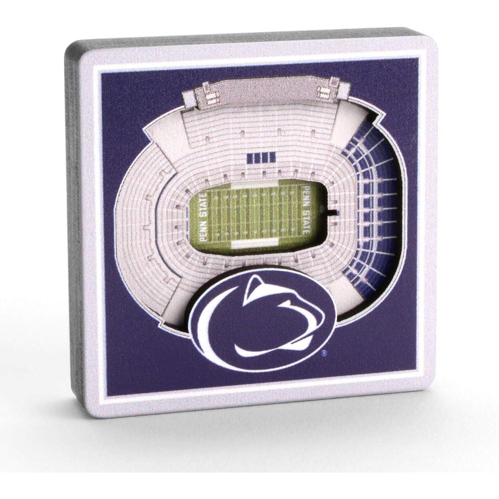 imageYouTheFan NCAA 3D StadiumView MagnetPenn State Nittany Lions
