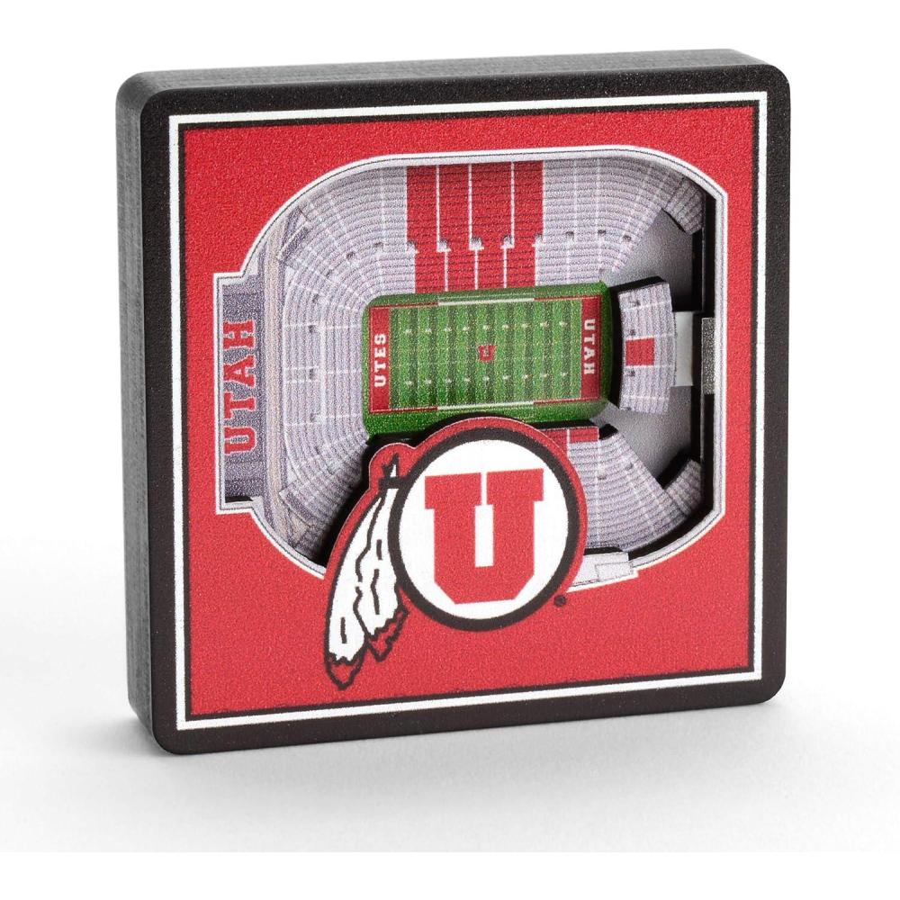 imageYouTheFan NCAA 3D StadiumView MagnetUtah Utes