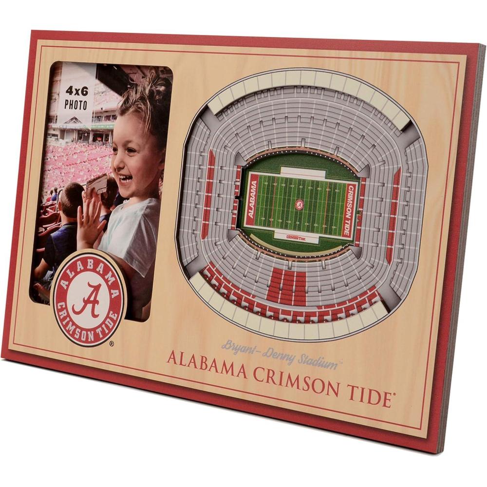 imageYouTheFan NCAA 3D StadiumView Picture FrameAlabama Crimson Tide