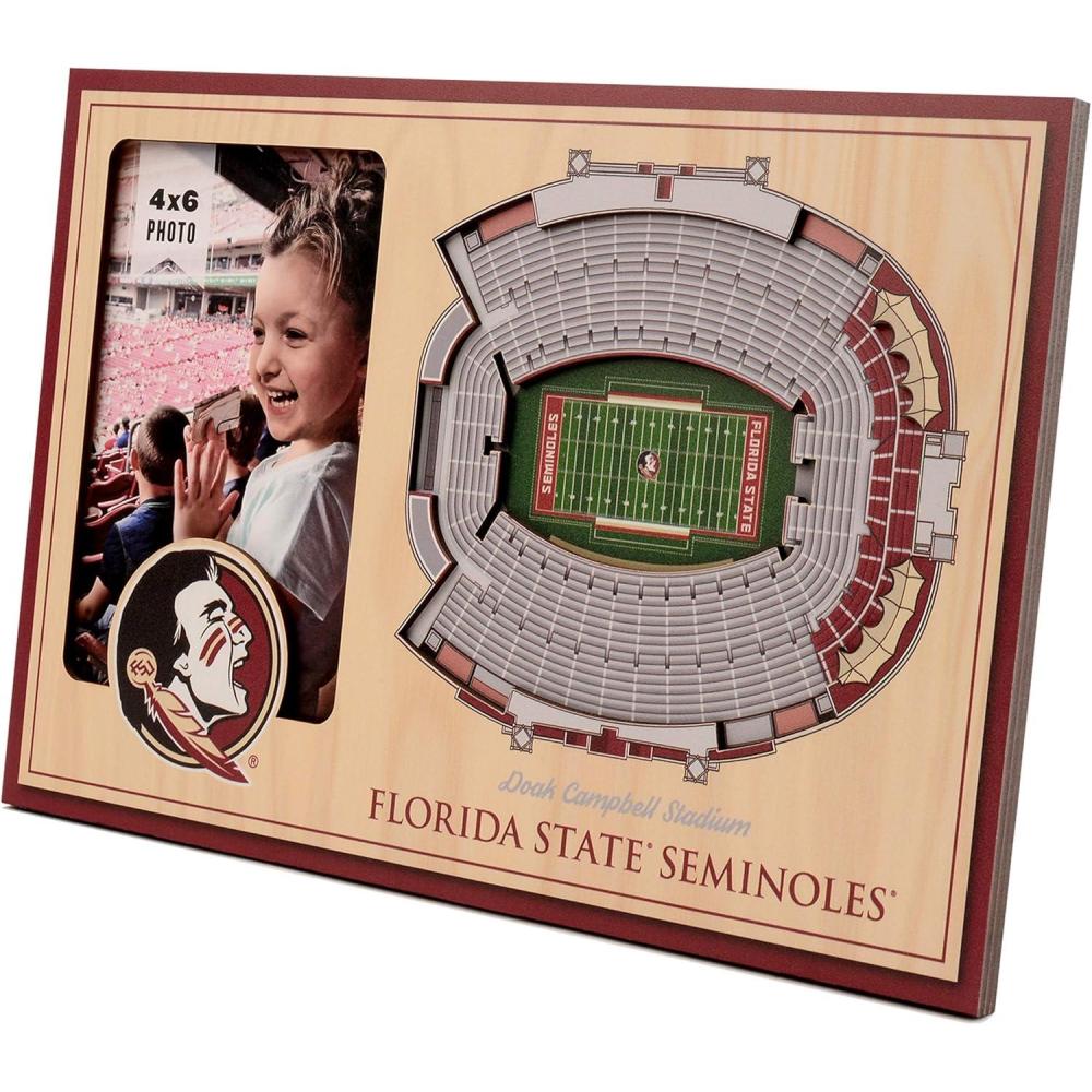 imageYouTheFan NCAA 3D StadiumView Picture FrameFlorida State Seminoles