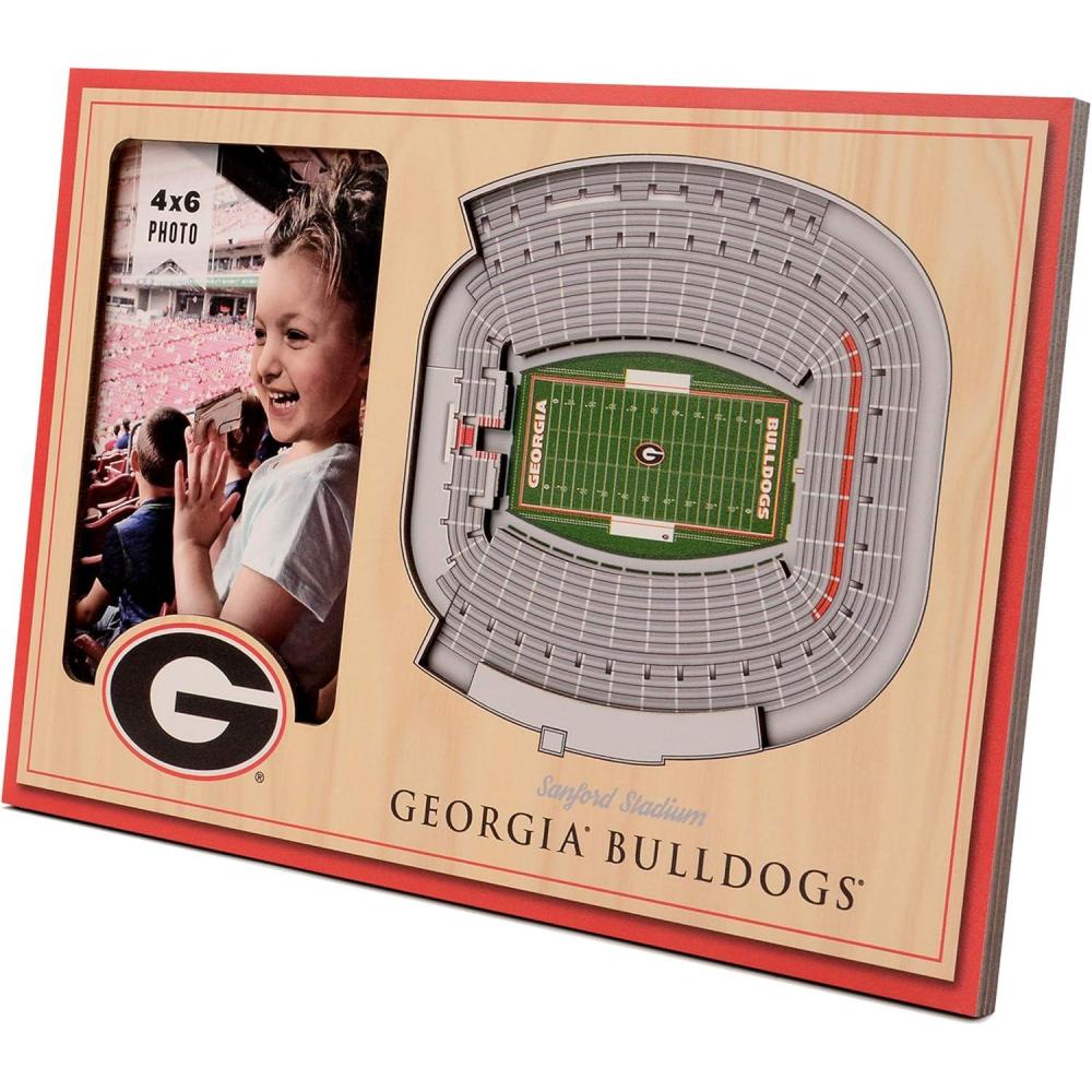 imageYouTheFan NCAA 3D StadiumView Picture FrameGeorgia Bulldogs