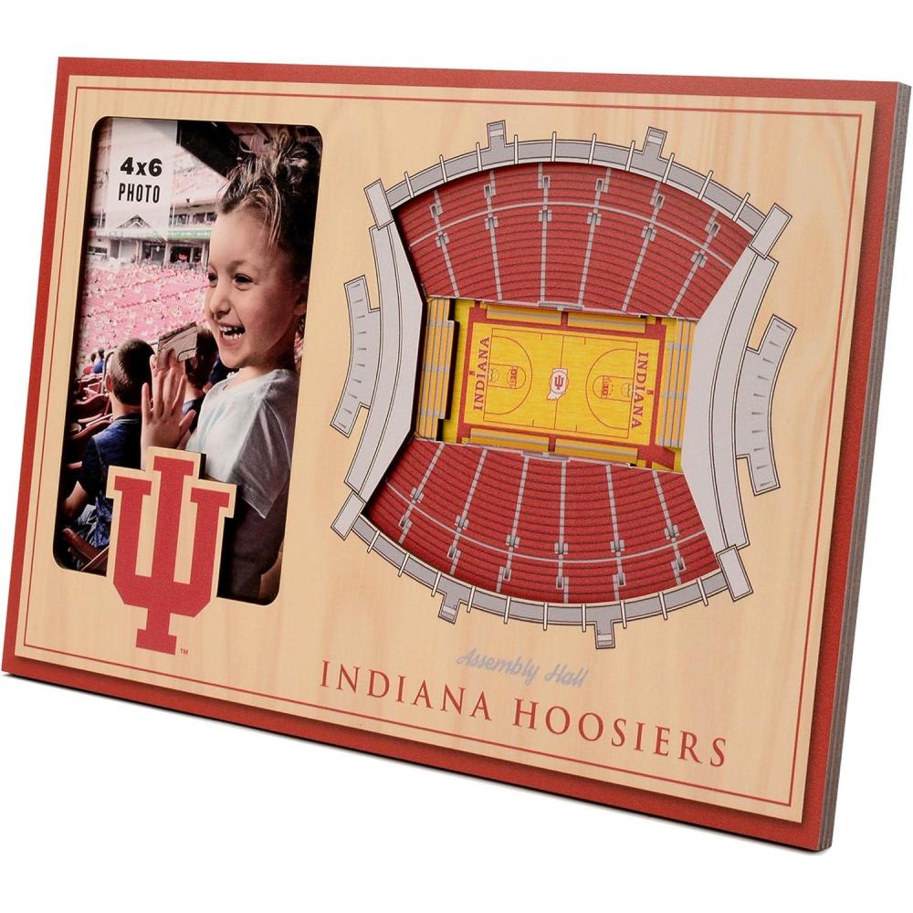 imageYouTheFan NCAA 3D StadiumView Picture FrameIndiana Hoosiers