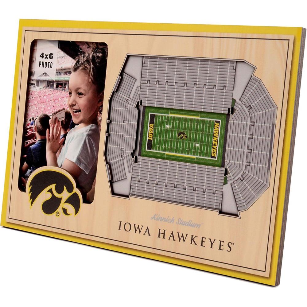 imageYouTheFan NCAA 3D StadiumView Picture FrameIowa Hawkeyes