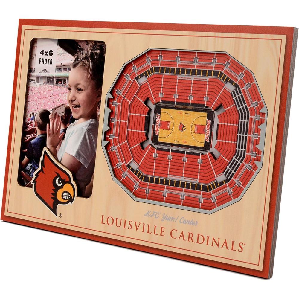 imageYouTheFan NCAA 3D StadiumView Picture FrameLouisville Cardinals