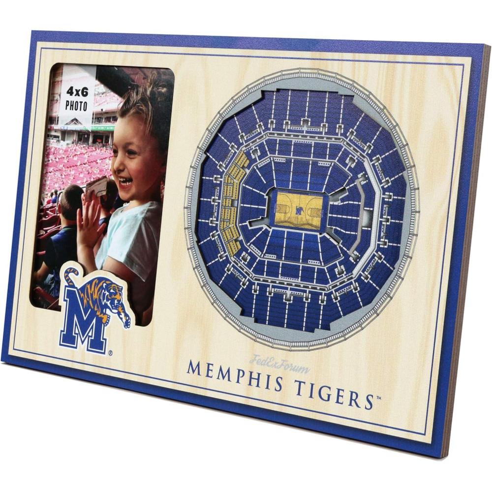 imageYouTheFan NCAA 3D StadiumView Picture FrameMemphis Tigers