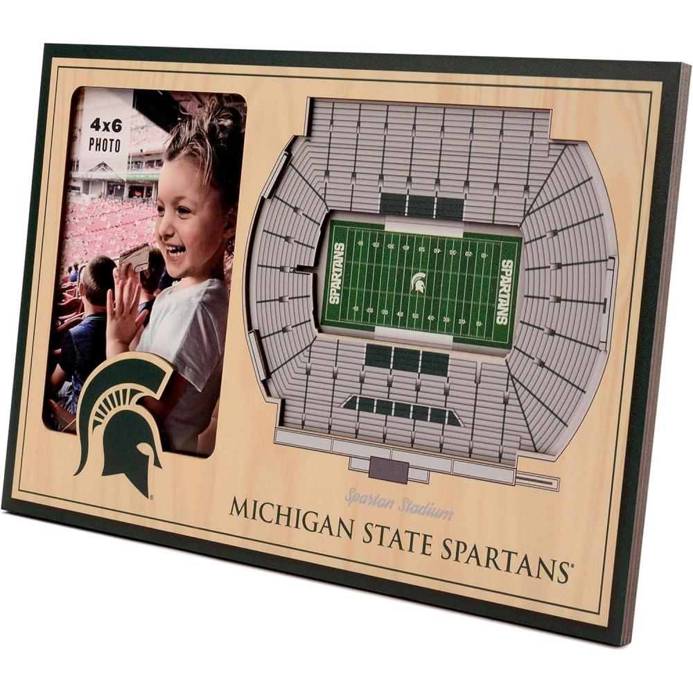 imageYouTheFan NCAA 3D StadiumView Picture FrameMichigan State Spartans