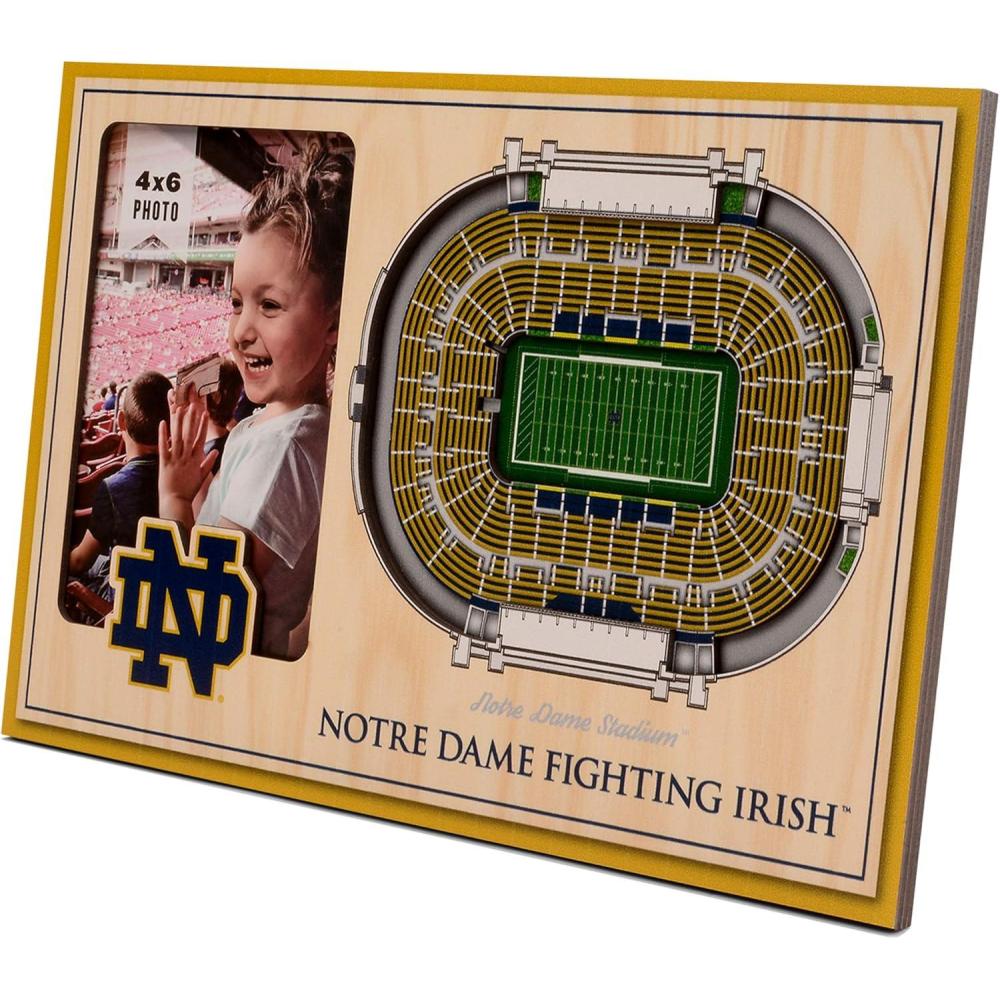 imageYouTheFan NCAA 3D StadiumView Picture FrameNotre Dame Fighting Irish