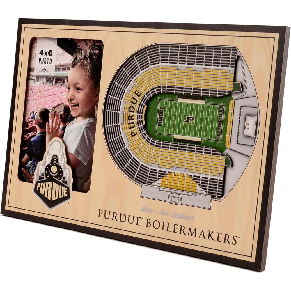 imageYouTheFan NCAA 3D StadiumView Picture FramePurdue Boilermakers FB