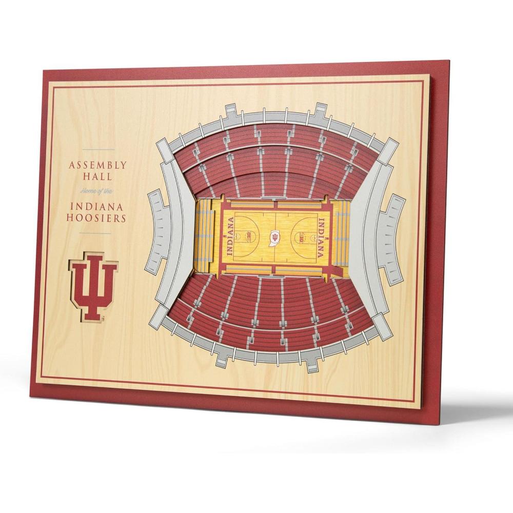 imageYouTheFan NCAA Alabama Crimson Tide 5Layer StadiumView 3D Wall Art BryantDenny StadiumIndiana Hoosiers