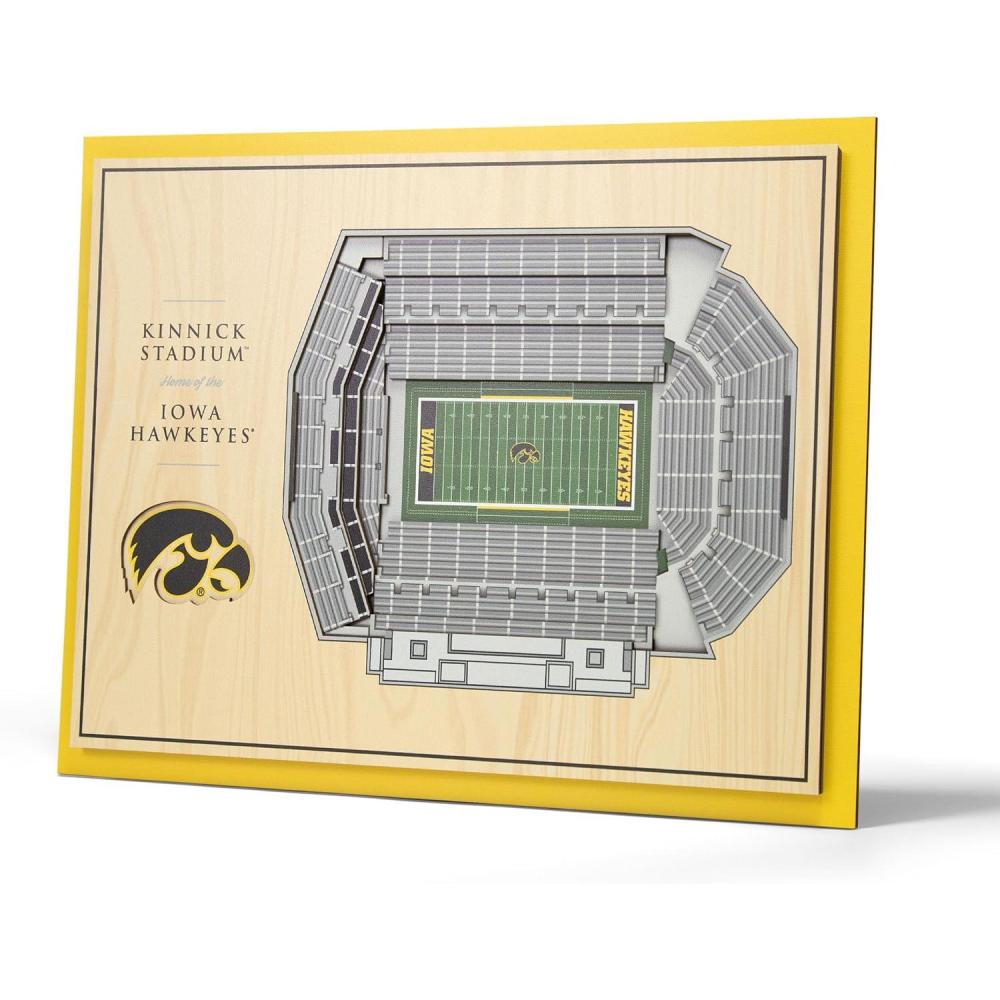 imageYouTheFan NCAA Alabama Crimson Tide 5Layer StadiumView 3D Wall Art  BryantDenny StadiumIowa Hawkeyes
