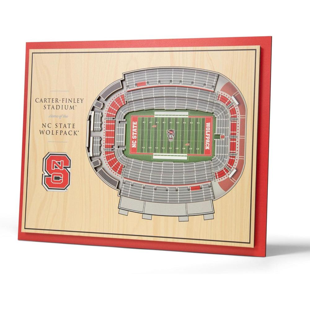 imageYouTheFan NCAA Alabama Crimson Tide 5Layer StadiumView 3D Wall Art  BryantDenny StadiumNC State Wolfpack