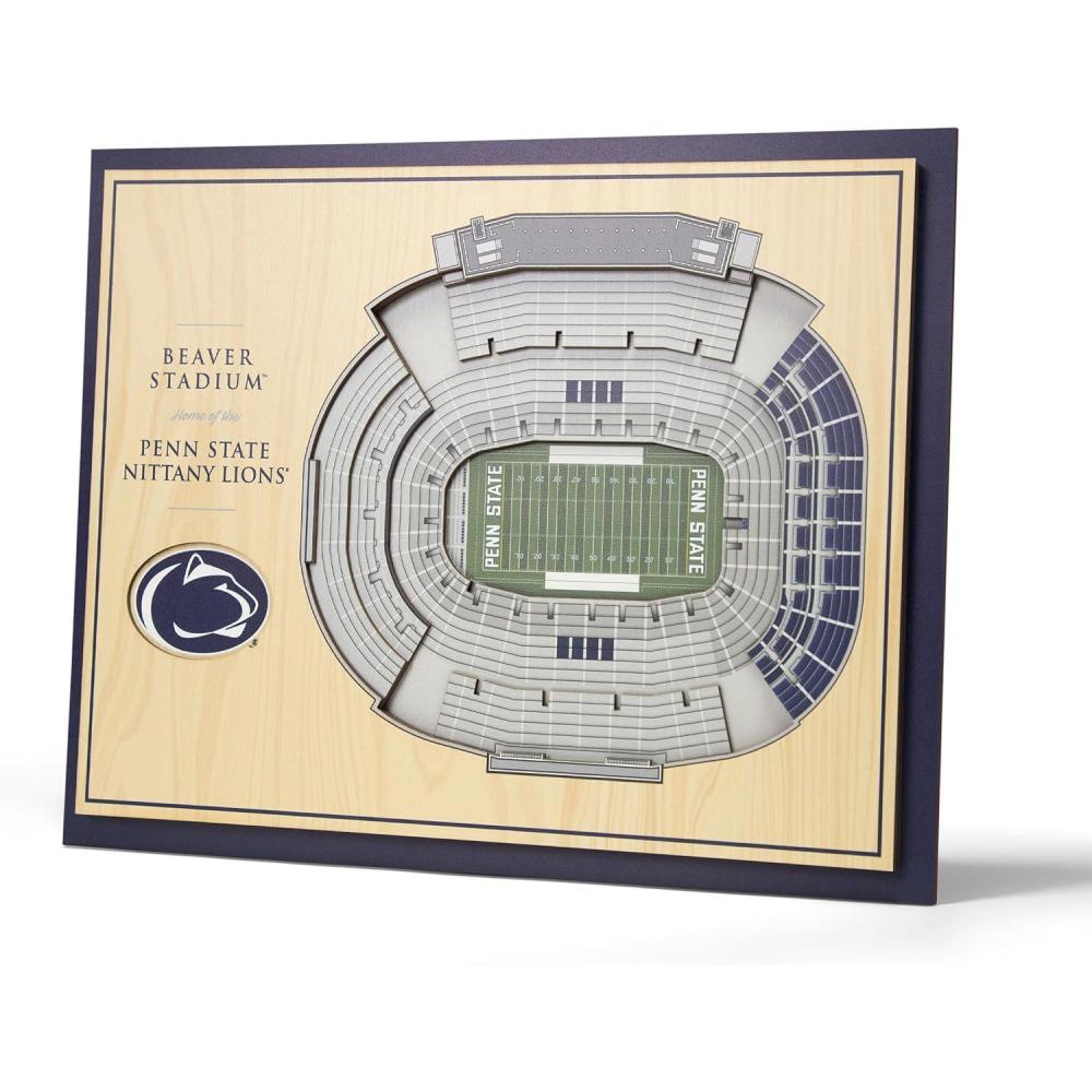 imageYouTheFan NCAA Alabama Crimson Tide 5Layer StadiumView 3D Wall Art  BryantDenny StadiumPenn State Nittany Lions