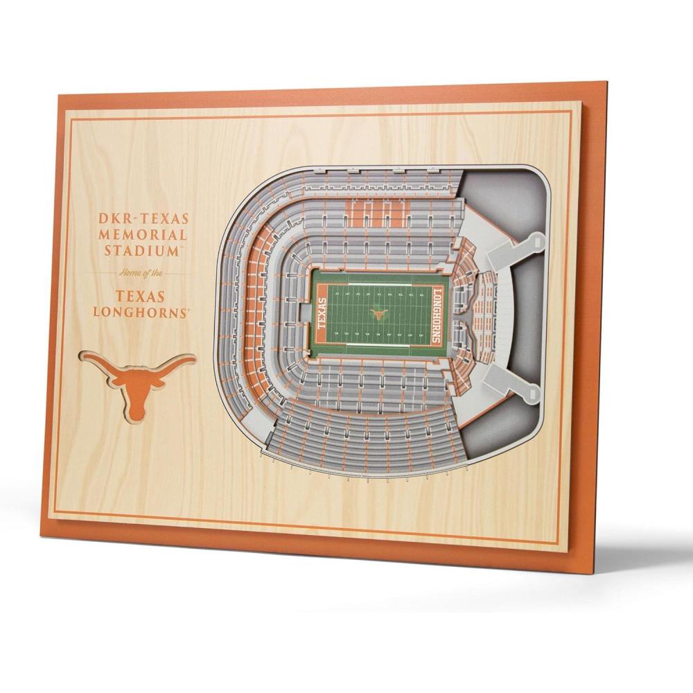 imageYouTheFan NCAA Alabama Crimson Tide 5Layer StadiumView 3D Wall Art  BryantDenny StadiumTexas Longhorns