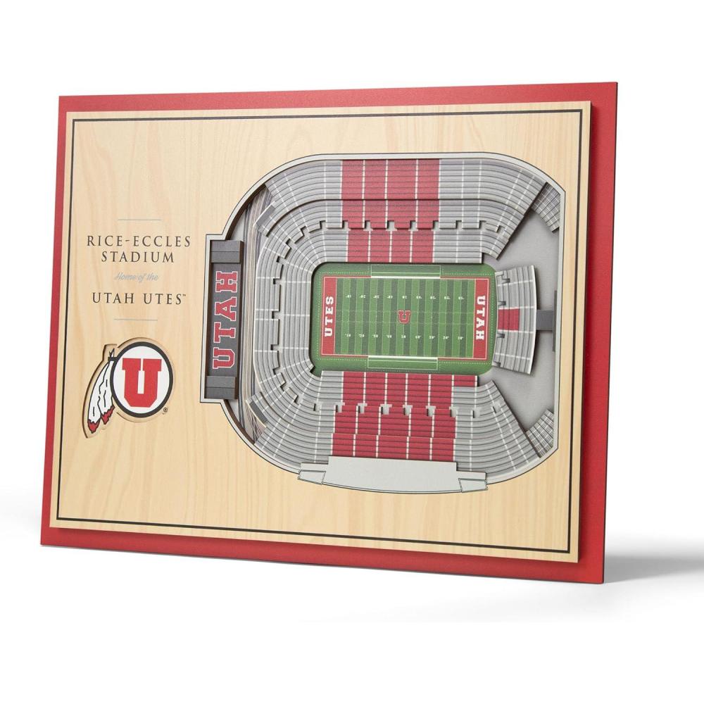 imageYouTheFan NCAA Alabama Crimson Tide 5Layer StadiumView 3D Wall Art  BryantDenny StadiumUtah Utes