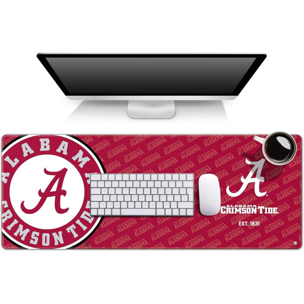 imageYouTheFan NCAA Alabama Crimson Tide Logo Series Desk Pad SMU