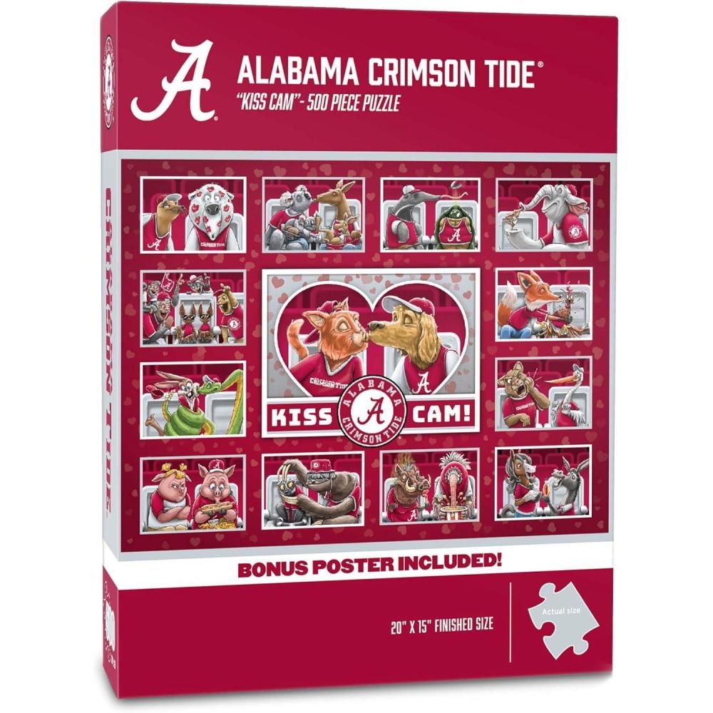 imageYouTheFan NCAA Appalachian State Mountaineers Kiss Cam 500pc PuzzleAlabama Crimson Tide
