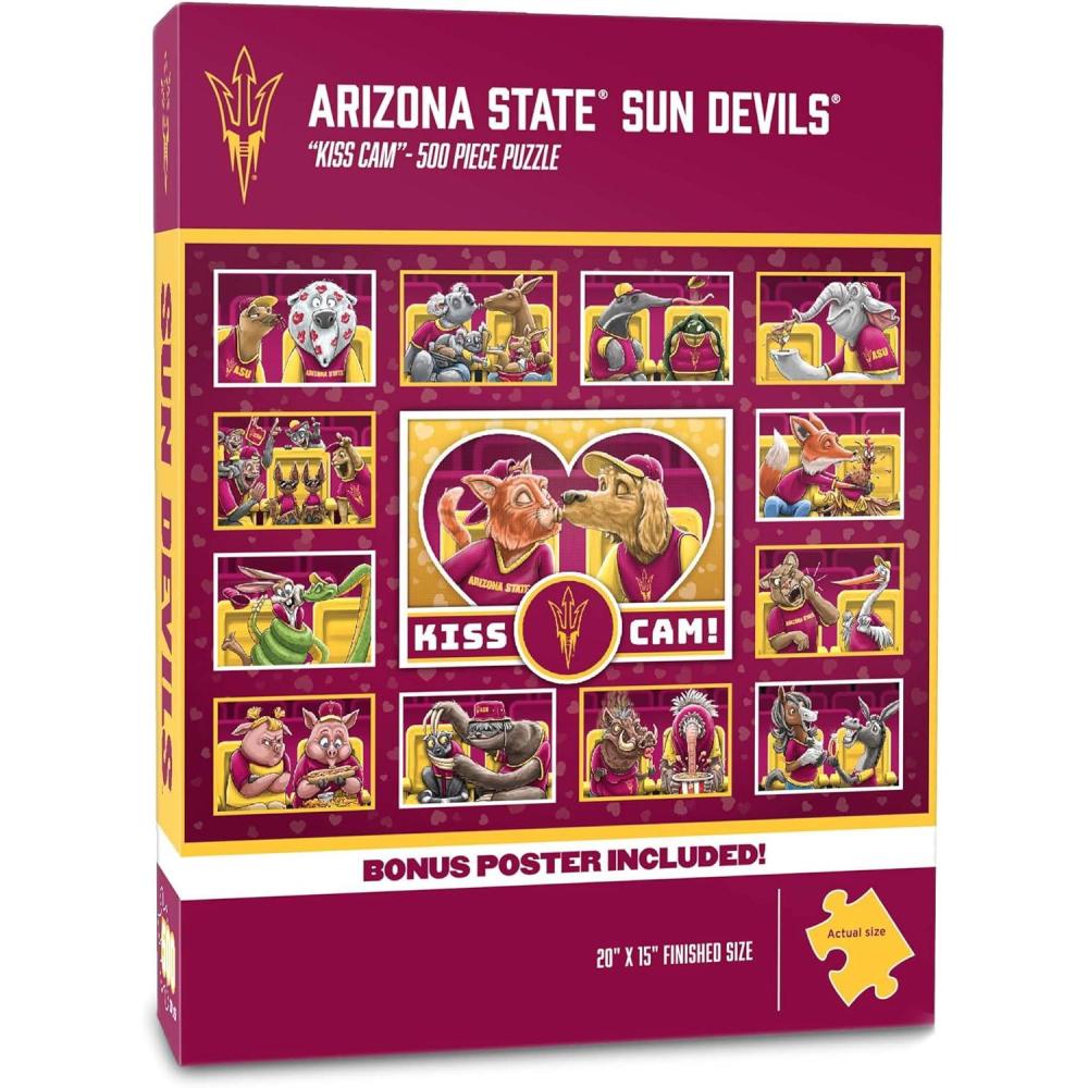 imageYouTheFan NCAA Appalachian State Mountaineers Kiss Cam 500pc PuzzleArizona State Sun Devils