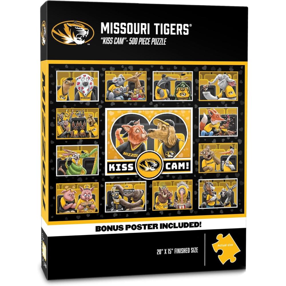 imageYouTheFan NCAA Appalachian State Mountaineers Kiss Cam 500pc PuzzleMissouri Tigers