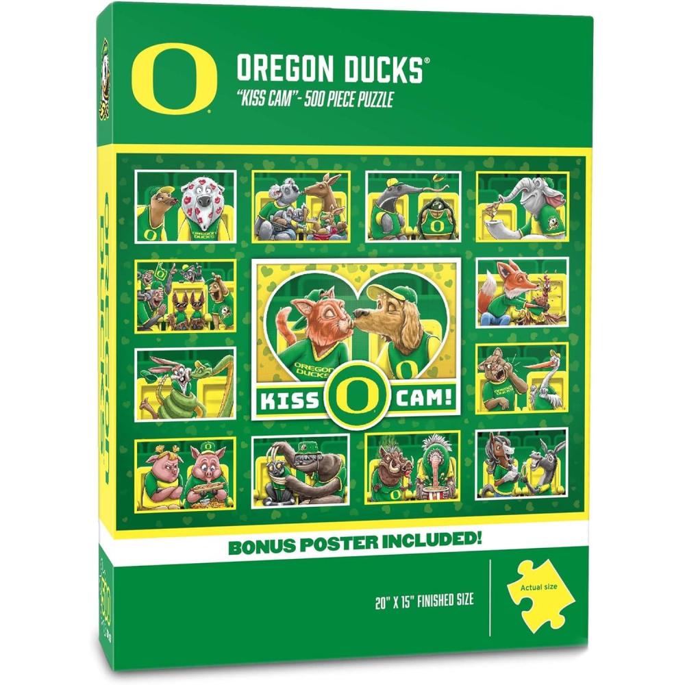 imageYouTheFan NCAA Appalachian State Mountaineers Kiss Cam 500pc PuzzleOregon Ducks