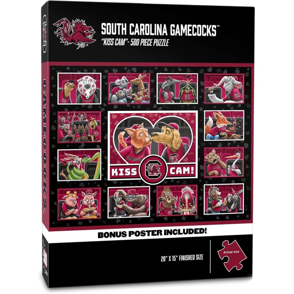 imageYouTheFan NCAA Appalachian State Mountaineers Kiss Cam 500pc PuzzleSouth Carolina Gamecocks