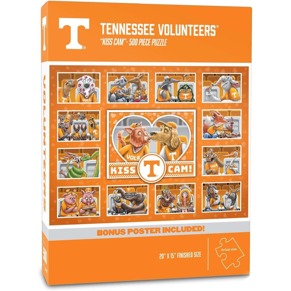 imageYouTheFan NCAA Appalachian State Mountaineers Kiss Cam 500pc PuzzleTennessee Volunteers