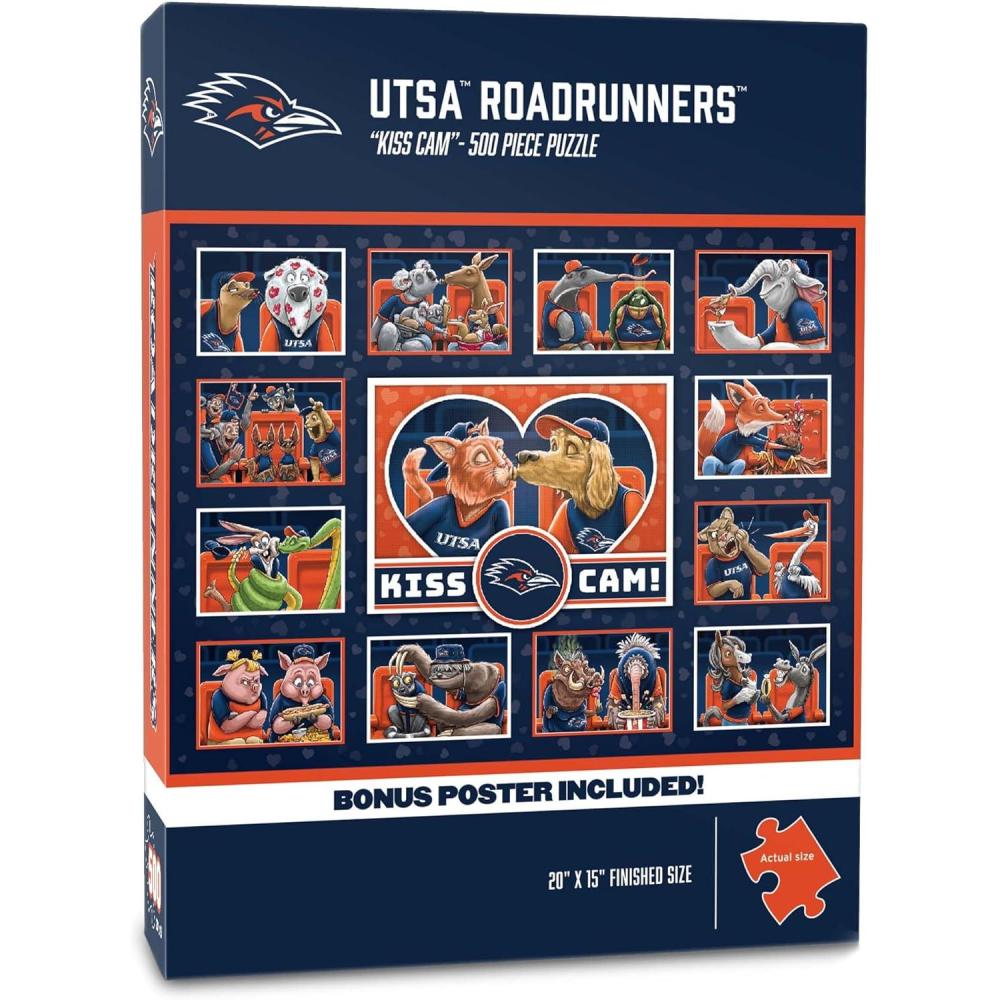 imageYouTheFan NCAA Appalachian State Mountaineers Kiss Cam 500pc PuzzleTexas San Antonio Racerunners
