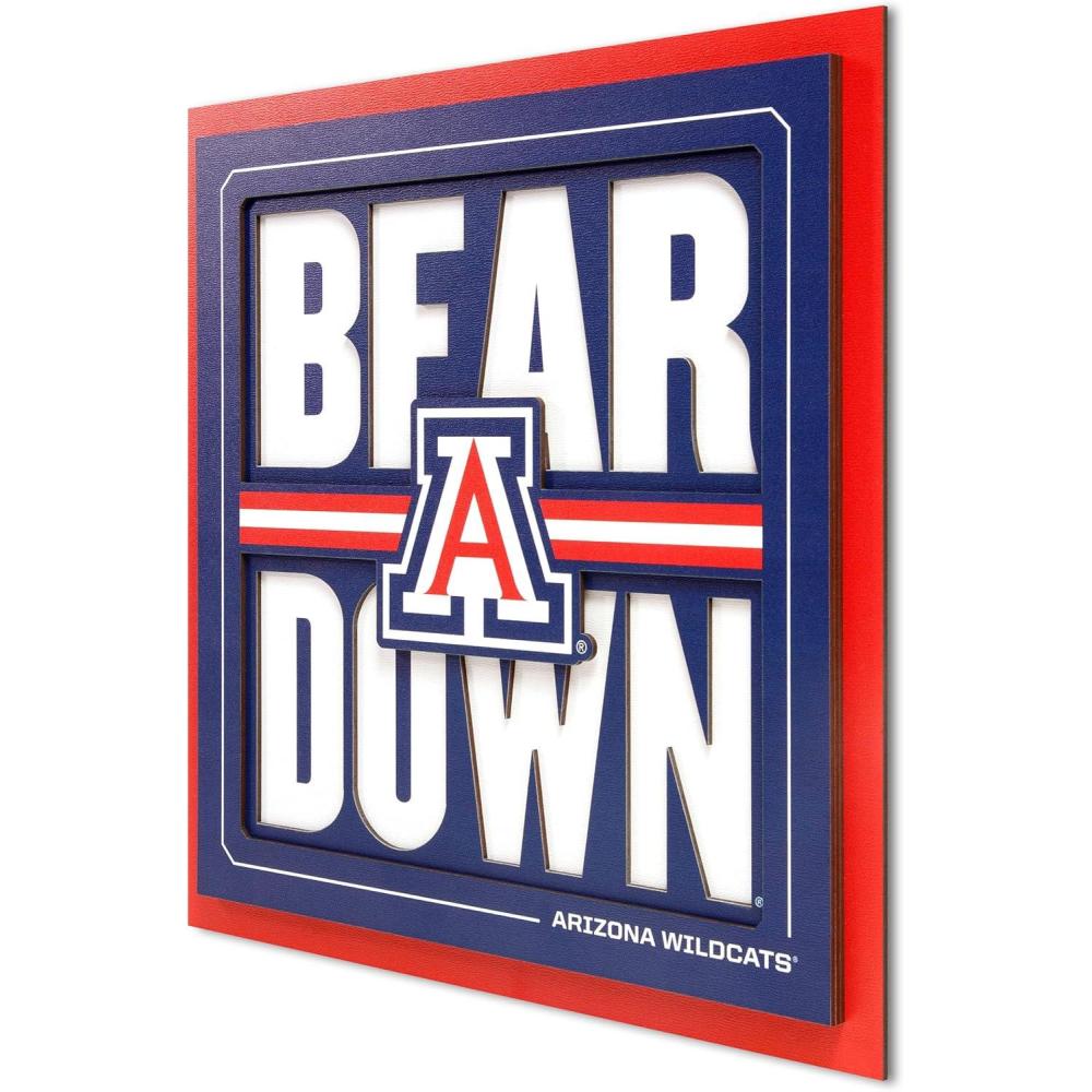 imageYouTheFan NCAA Arizona State Sun Devils Slogan Series 3D Wall ArtArizona Wildcats