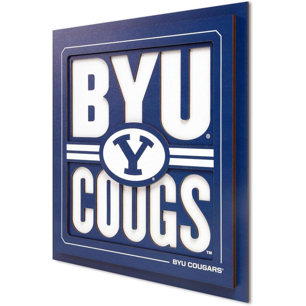 imageYouTheFan NCAA Arizona State Sun Devils Slogan Series 3D Wall ArtBYU Cougars